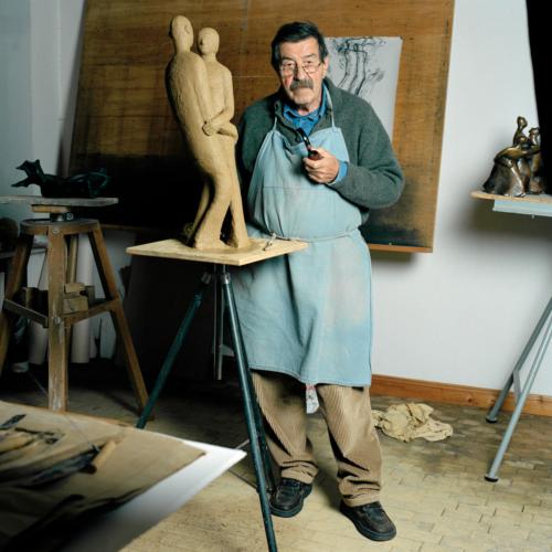 Günter Grass, deutscher Schriftsteller und Künstler