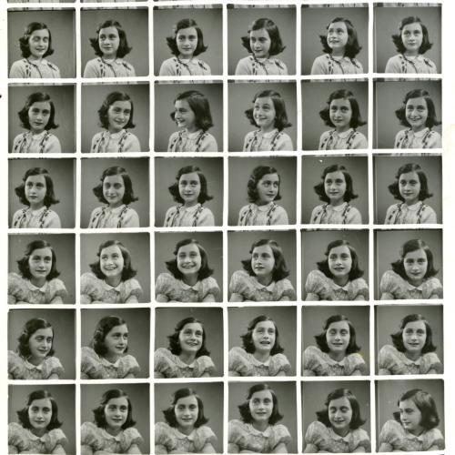 Passbilder von Anne Frank 1939