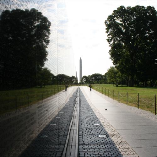 Vietnam Veterans Memorial in Washington DC