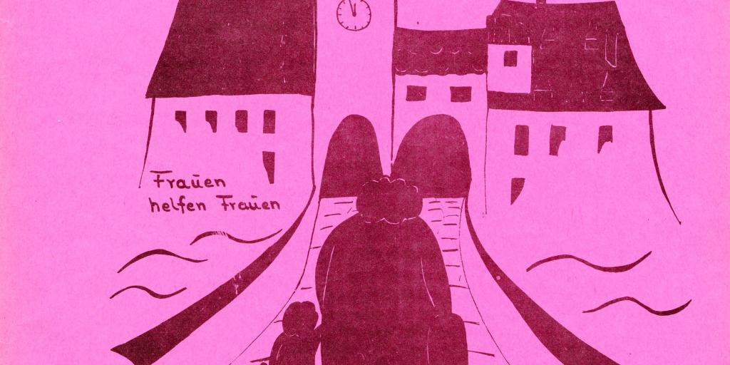 Flugblatt der Regensburger Frauenhaus Initiative, 1977.