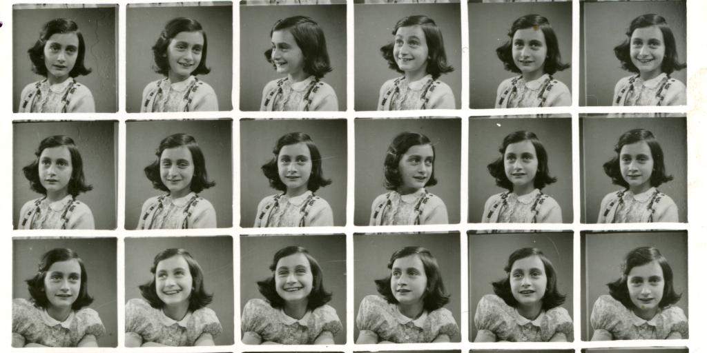 Passbilder von Anne Frank 1939