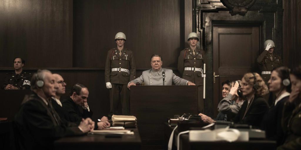 Gerichtsszene mit Göring