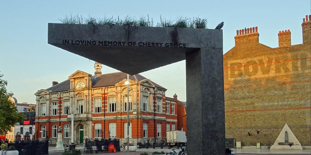 Cherry Groce Memorial, Windrush Square, Effra Road, London SW2 1JQ unveiled on 25 April 2021