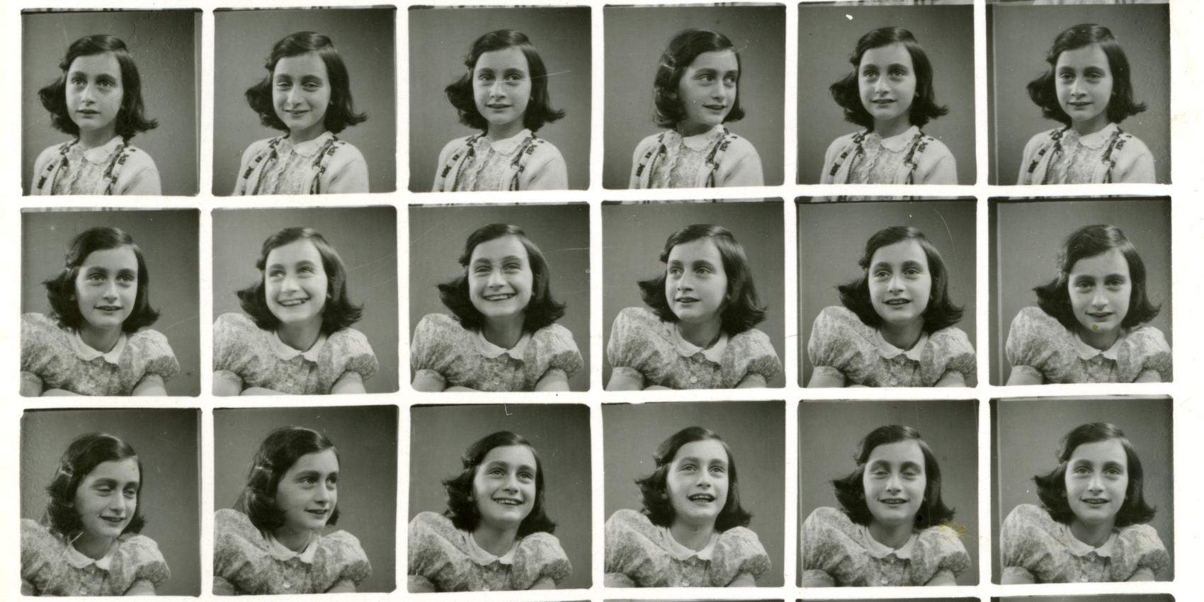 Passbilder von Anne Frank 1939