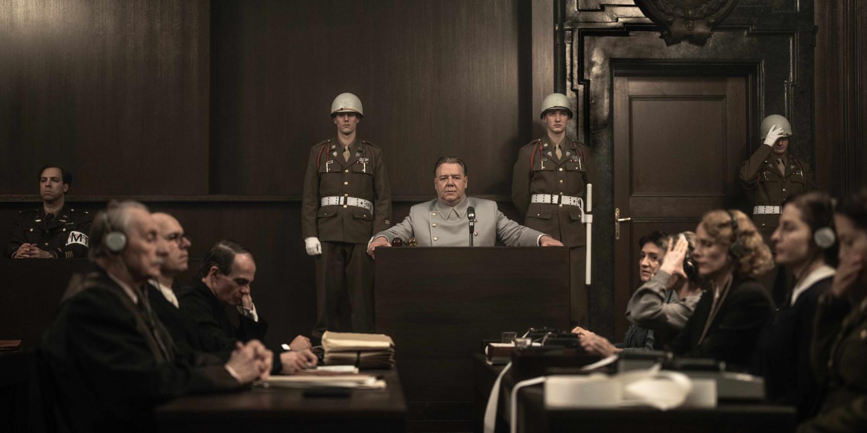 Gerichtsszene mit Göring