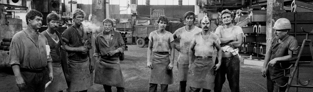 Foto von Ludwig Rauch aus der Serie Brigade Karl Marx 1985/86