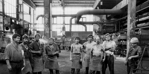 Foto von Ludwig Rauch aus der Serie Brigade Karl Marx 1985/86