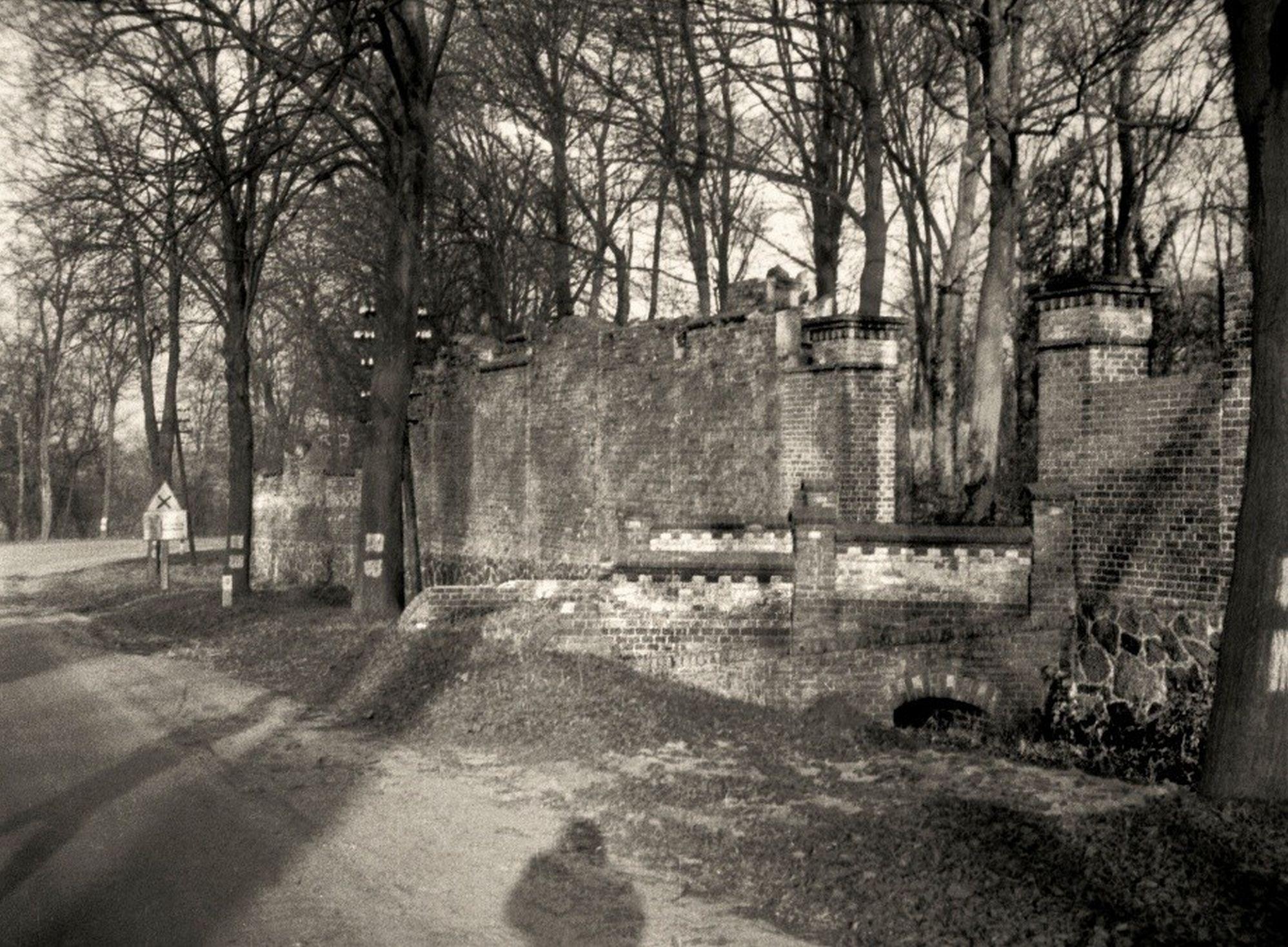 Ansicht der Mauer des Jüdischen Friedhofs von Słubice