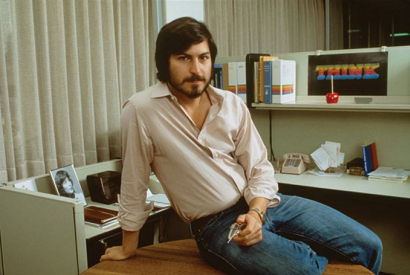 Steve Jobs in seinem Büro