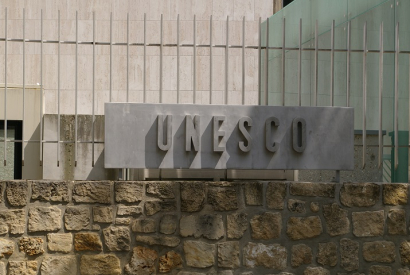 Unesco-Gebäude in Paris von außen