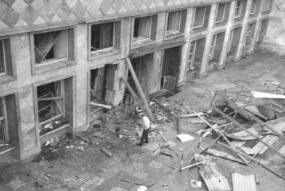 The Terrace Club behind corps headquarters in Frankfurt was bombed in May 1972 by members of the terrorits Red Army Faction