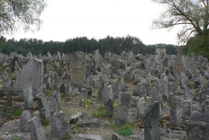 Gedenkstätte in Treblinka am 10. März 2015