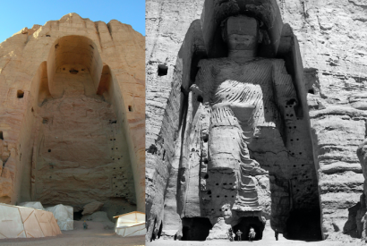 Die Buddha-Statuen von Bamiyan sind wohl das bekannteste Beispiel für die Zerstörung des Weltkulturerbes durch Krieg und Terror. Sie gehörten zum UNESCO Kulturerbe und wurden im Jahr 2001 von den Taliban zerstört.